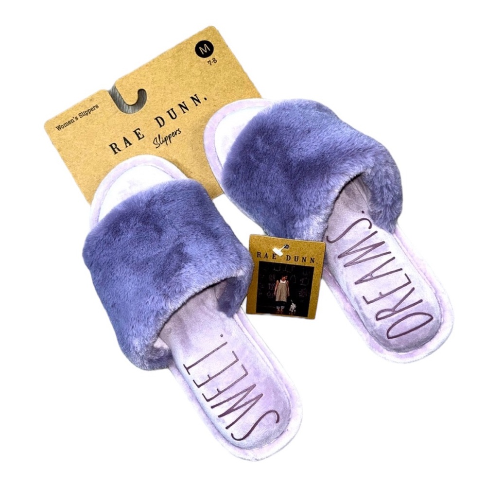 NWT Rae Dunn Sweet Dreams Slippers Size Medium 7/8